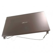 Acer Aspire 4810 Silver LCD COVER w/ 50% Hinge cover (needs hinge bezel cover) Acer Aspire 4810 Silver LCD COVER w/ 50% Hinge cover (needs hinge bezel cover)